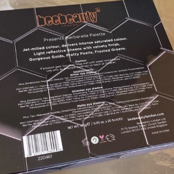 🐝 BEE BEAUTY LONDON 🐝                                      BARBARELLA PALETTE - Picture 8 of 8